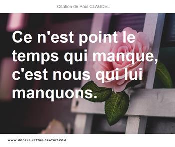 Citations Paul CLAUDEL