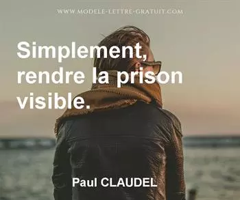 Citation de Paul CLAUDEL