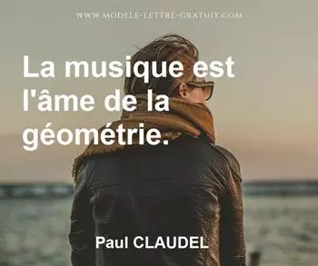 Citation de Paul CLAUDEL