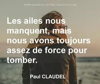 Citation de Paul CLAUDEL