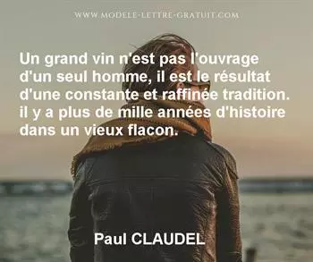 Citation de Paul CLAUDEL