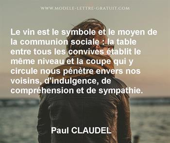 Citation de Paul CLAUDEL
