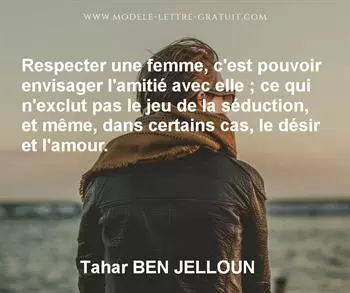 Citation de Tahar BEN JELLOUN