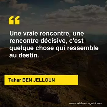 Citation Tahar BEN JELLOUN