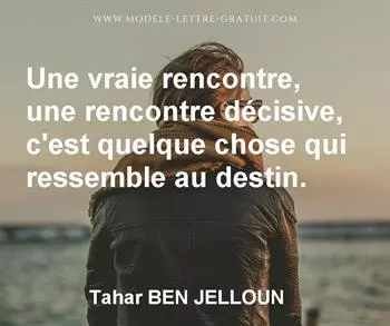 Citation de Tahar BEN JELLOUN