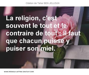 Citations Tahar BEN JELLOUN