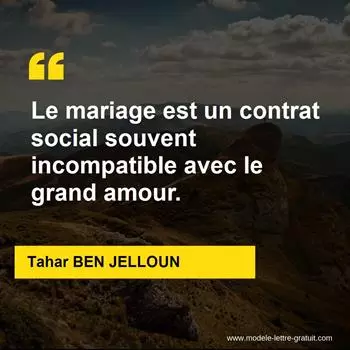 Citation Tahar BEN JELLOUN