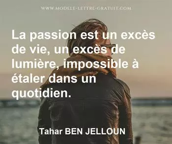 Citation de Tahar BEN JELLOUN