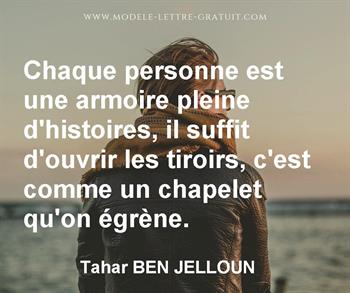 Citation de Tahar BEN JELLOUN