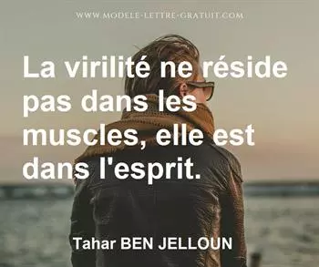 Citation de Tahar BEN JELLOUN