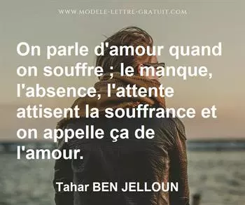 Citation de Tahar BEN JELLOUN