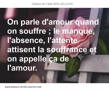 Citations Tahar BEN JELLOUN