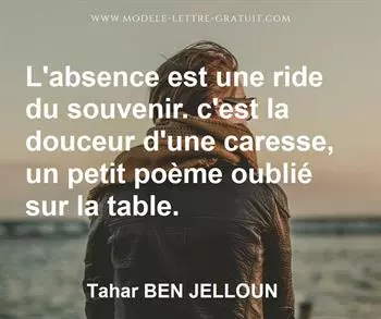 Citation de Tahar BEN JELLOUN