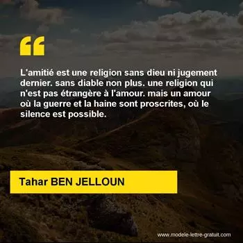 Citation Tahar BEN JELLOUN