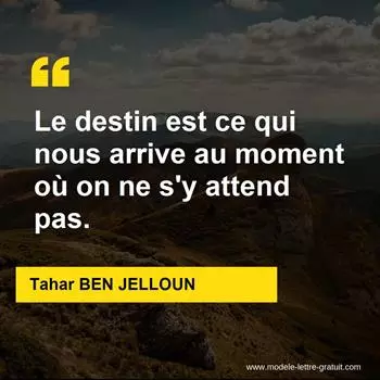Citation Tahar BEN JELLOUN