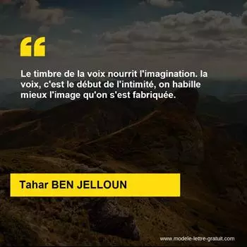 Citation Tahar BEN JELLOUN