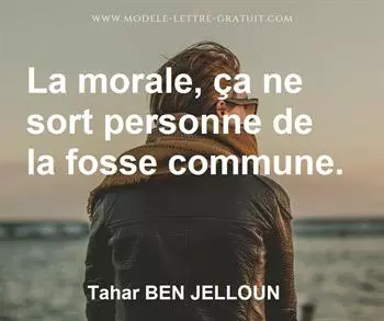 Citation de Tahar BEN JELLOUN