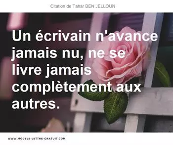 Citations Tahar BEN JELLOUN