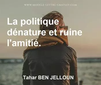 Citation de Tahar BEN JELLOUN