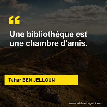 Citations Tahar BEN JELLOUN
