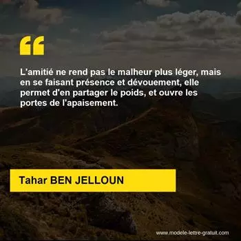 Citation Tahar BEN JELLOUN