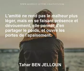 Citation de Tahar BEN JELLOUN