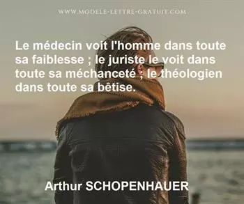 Citation de Arthur SCHOPENHAUER