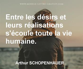 Citation de Arthur SCHOPENHAUER