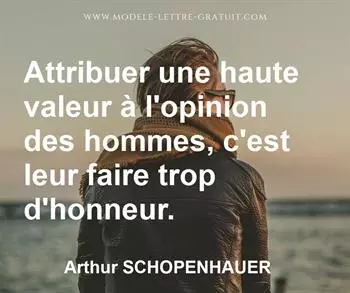 Citation de Arthur SCHOPENHAUER