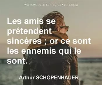 Citation de Arthur SCHOPENHAUER