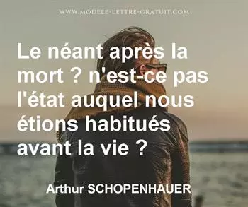 Citation de Arthur SCHOPENHAUER