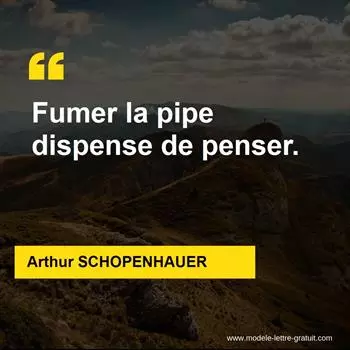 Citation Arthur SCHOPENHAUER