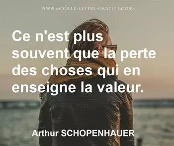 Citation de Arthur SCHOPENHAUER
