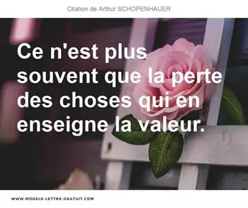 Citations Arthur SCHOPENHAUER