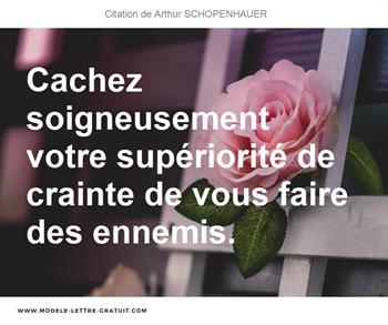 Citations Arthur SCHOPENHAUER