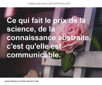 Citations Arthur SCHOPENHAUER