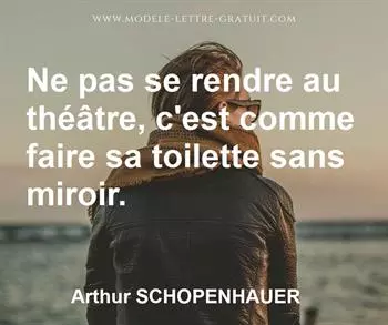 Citation de Arthur SCHOPENHAUER