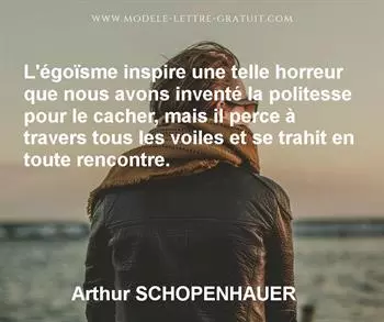 Citation de Arthur SCHOPENHAUER