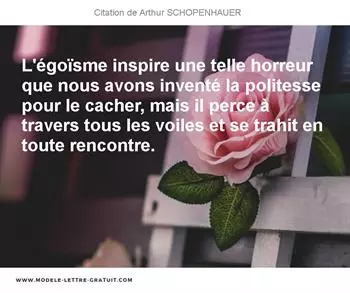 Citations Arthur SCHOPENHAUER