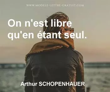 Citation de Arthur SCHOPENHAUER