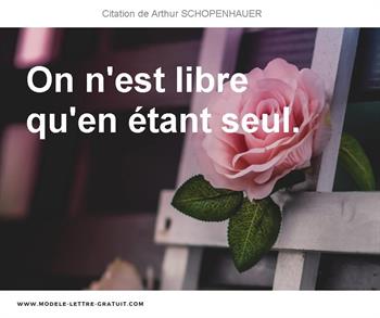 Citations Arthur SCHOPENHAUER