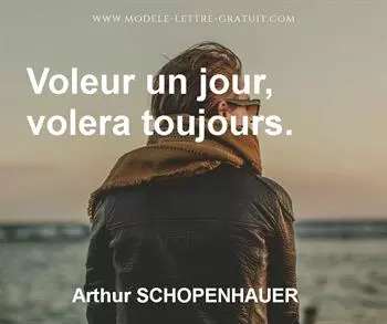 Citation de Arthur SCHOPENHAUER