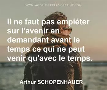 Citation de Arthur SCHOPENHAUER