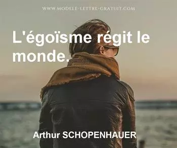 Citation de Arthur SCHOPENHAUER