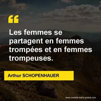Citation Arthur SCHOPENHAUER