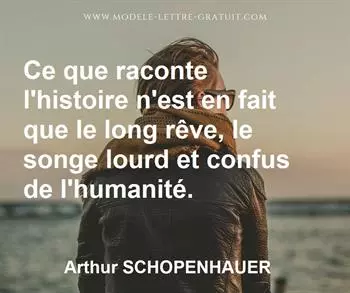 Citation de Arthur SCHOPENHAUER