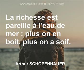 Citation de Arthur SCHOPENHAUER