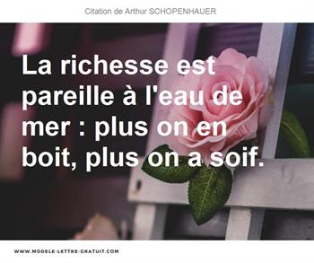 Citations Arthur SCHOPENHAUER