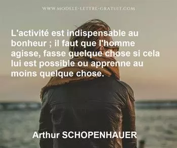 Citation de Arthur SCHOPENHAUER