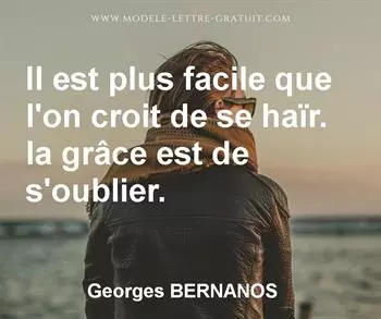 Citation de Georges BERNANOS